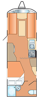 Solaris Twin axle floor plan